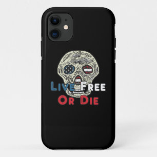 Capa Para iPhone 11 Live Free Ou Morre