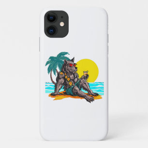 Capa Para iPhone 11 lobisomem de férias