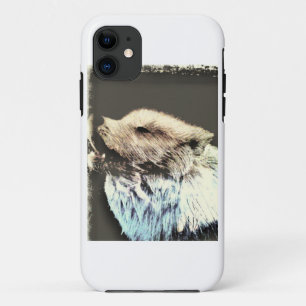 Capa Para iPhone 11 Lobo branco