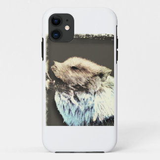 Capa Para iPhone 11 Lobo branco