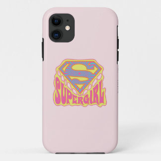 Capa Para iPhone 11 Logotipo da Supergirl Groovy