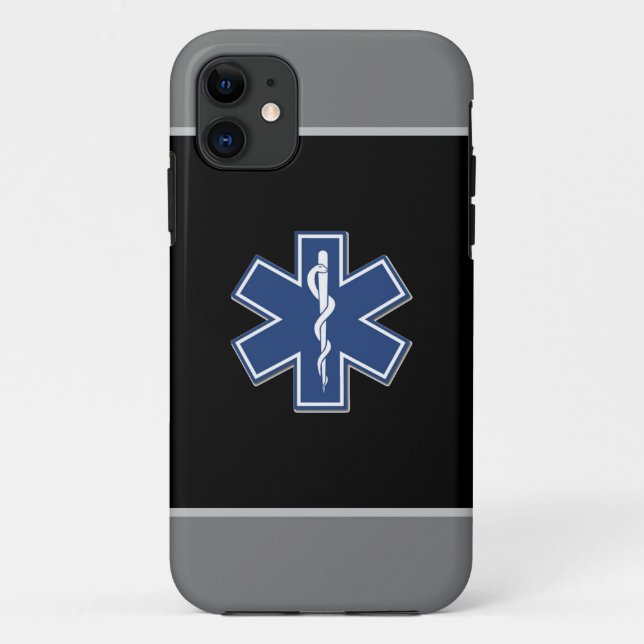 Capa Para iPhone 11 Logotipo médico de emergência   (Verso)