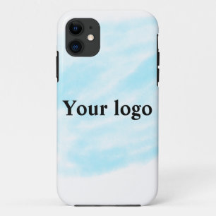 Capa Para iPhone 11 Logotipo personalizado simples e elegante aqui era