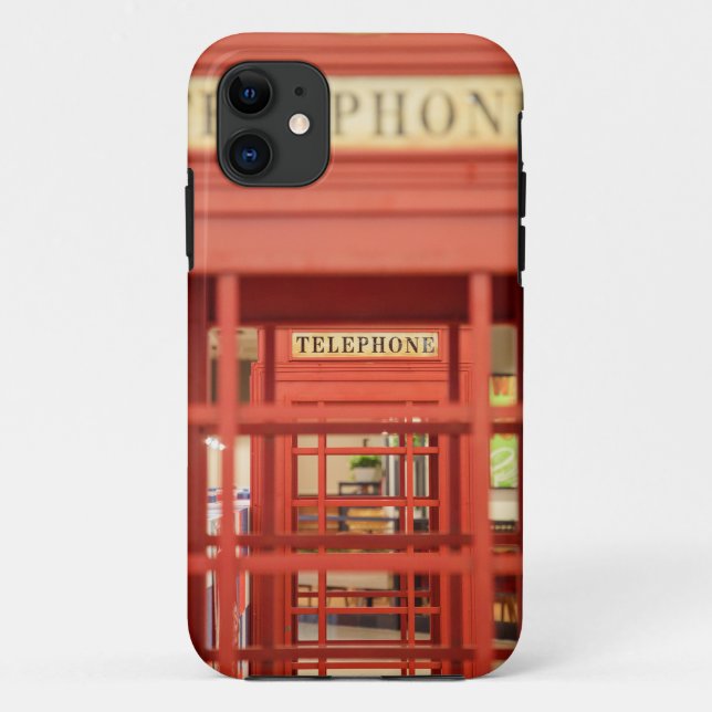 Capa Para iPhone 11 London Telephone Booth (Verso)
