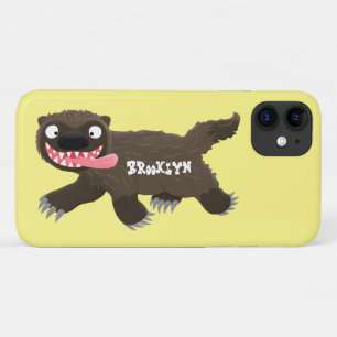 Capa Para iPhone 11 Lontra faminta engraçada desenho animado