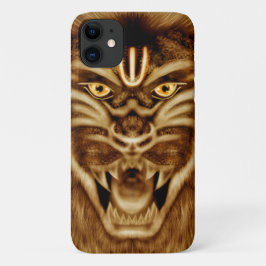 Capa Para iPhone 11 Lord Narasimha Hare Krishna art Presente divino