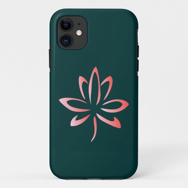 Capa Para iPhone 11 Lotus (Verso)