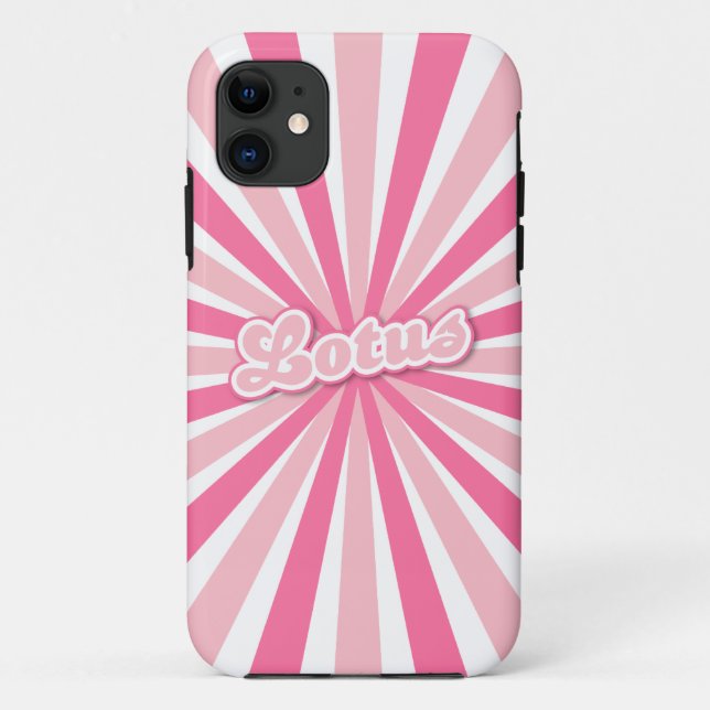 Capa Para iPhone 11 Lótus Rosa (Verso)