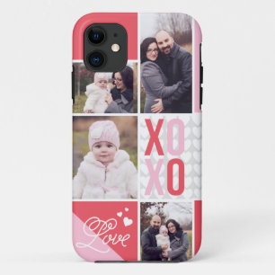 Capa Para iPhone 11 Love and Hugs 4 Photo Collage Case-Mate iPhone Cas