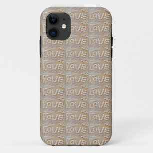 Capa Para iPhone 11 Love Heart Sea Shell Beach Hearts Seashells Summer