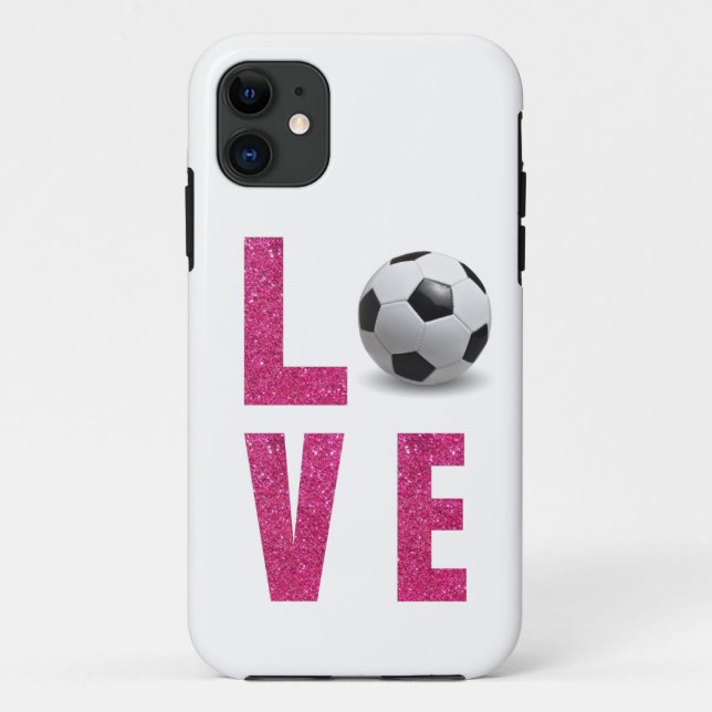 Capa Para iPhone 11 Love Soccer (Verso)