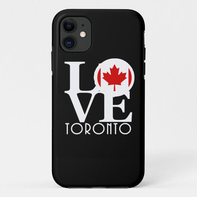 Capa Para iPhone 11 LOVE Toronto, Canadá (Verso)