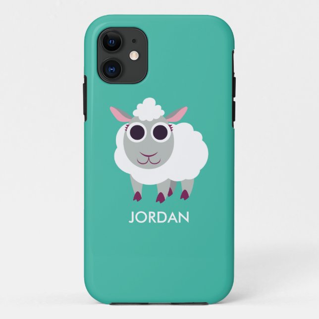 Capa Para iPhone 11 Lulu os carneiros (Verso)