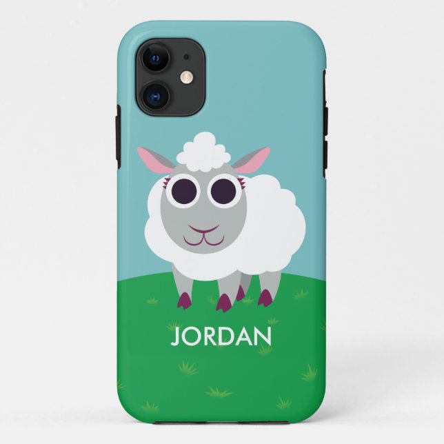 Capa Para iPhone 11 Lulu os carneiros (Verso)