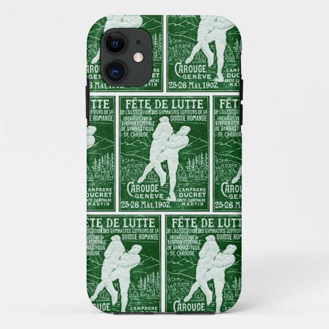 Capa Para iPhone 11 Luta de 1907 suíços (Verso)