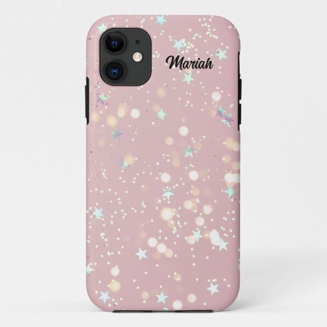 Capa Para iPhone 11 Luxe modern romantinc girl (Verso)