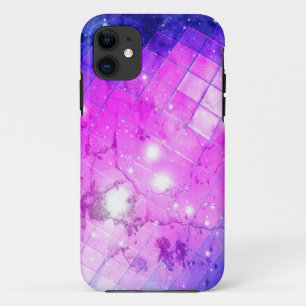 Capa Para iPhone 11 Luz de raio-mosaico abstrato da Galáxia