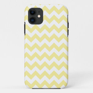 Capa Para iPhone 11 Luz - teste padrão de ziguezague amarelo