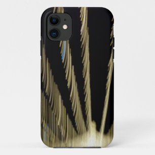Capa Para iPhone 11 Luzes de Natal douradas