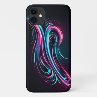 Capa Para iPhone 11 Luzes neon