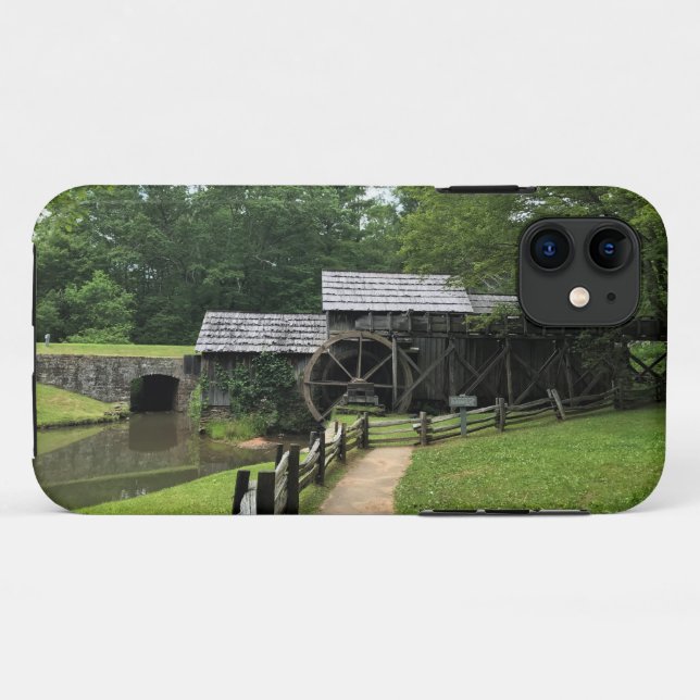 Capa Para iPhone 11 Mabry Mill, Virginia (Verso (horizontal))