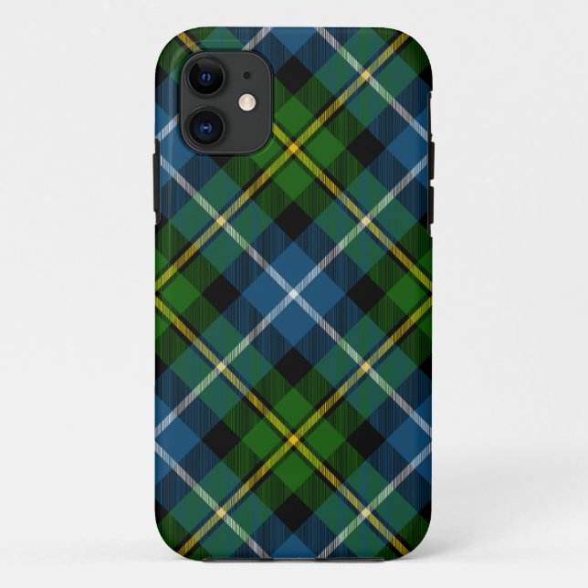 Capa Para iPhone 11 MacNeil do caso do iPhone 5 do Tartan de Barra (Verso)