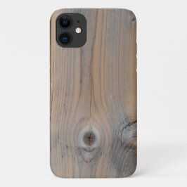 Capa Para iPhone 11 Madeira Plank com nó