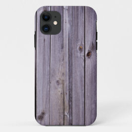 Capa Para iPhone 11 Madeira Roxa Desbotada