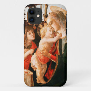 Capa Para iPhone 11 Madona e Menino com São João Batista