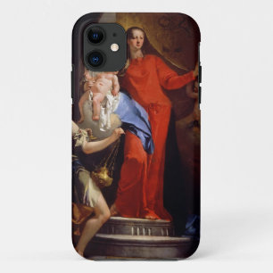 Capa Para iPhone 11 Madonna do rosário (óleo em canvas)