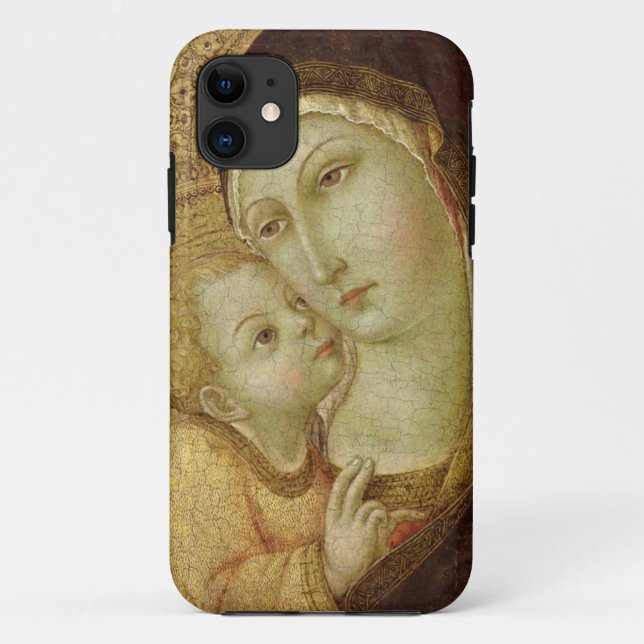 Capa Para iPhone 11 Madonna e criança (Verso)