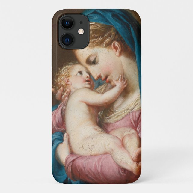 Capa Para iPhone 11 Madonna e Criança (Verso)