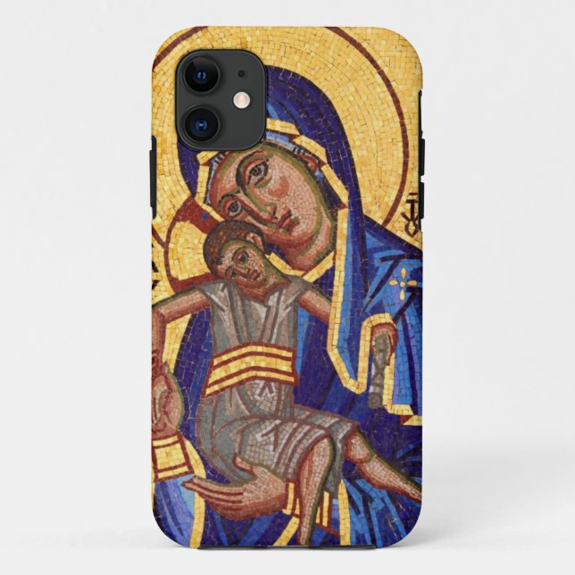 Capa Para iPhone 11 madonna e criança (Verso)