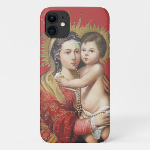 Capa Para iPhone 11 Madonna E Criança