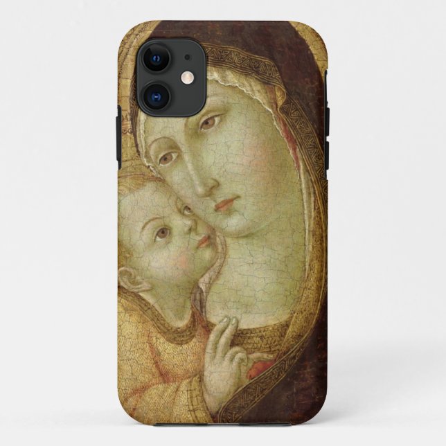 Capa Para iPhone 11 Madonna e criança (Verso)