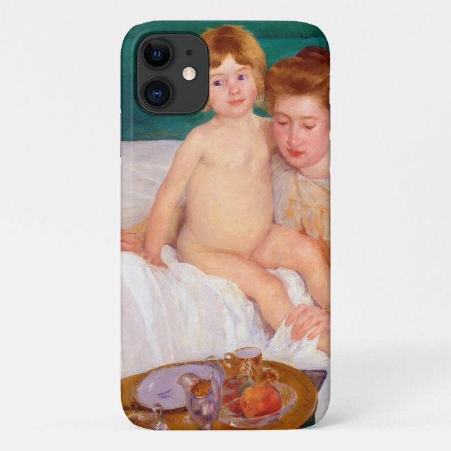Capa Para iPhone 11 Mãe e Filho, Mary Cassatt (Verso)