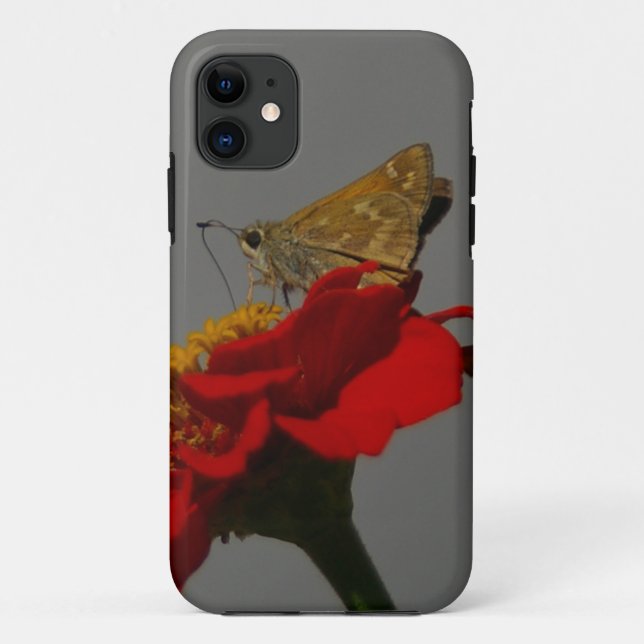 Capa Para iPhone 11 Mães e Zinnia Vermelha (Verso)