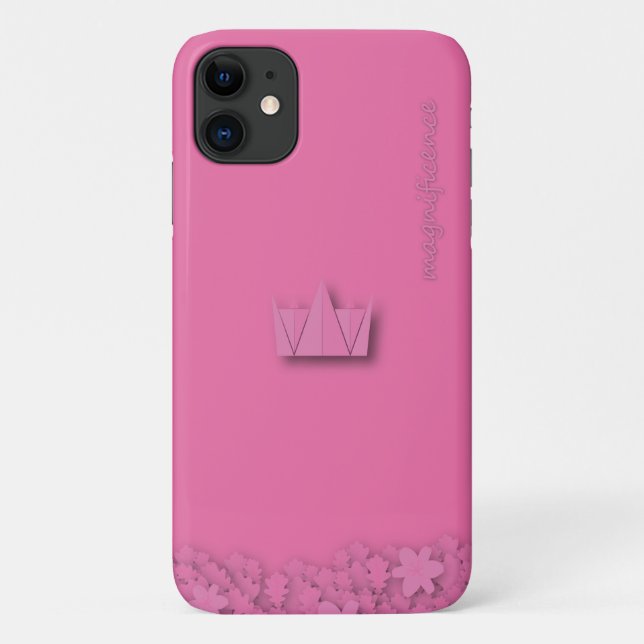 Capa Para iPhone 11 magnificence pink (Verso)