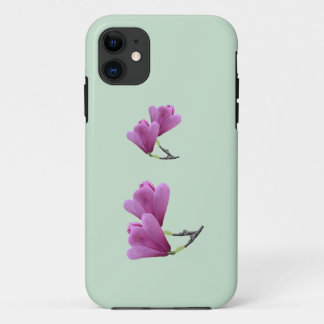 Capa Para iPhone 11 Magnólia Rosa