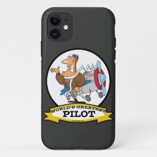 CAPA PARA iPhone 11 MAIOR PILOTO DO MUNDO - II CARTOON PARA HOMENS