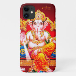 Capa Para iPhone 11 Mala Celular de Deus Indiano Ganesha/iPad