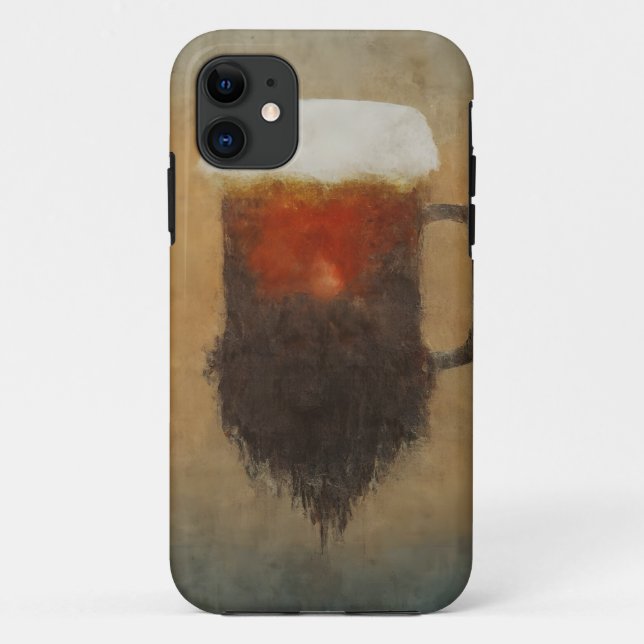 Capa Para iPhone 11 Mala Móvel Artística De Cerveja (Verso)