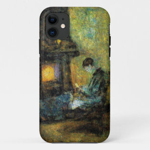 Capa Para iPhone 11 Mala Móvel Artística do Leitor da Noite Cozy
