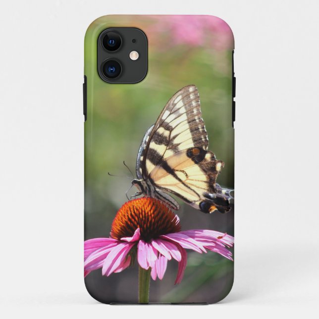 Capa Para iPhone 11 Mala Yellow Swallowtail Butterfly iPhone 5/5S (Verso)