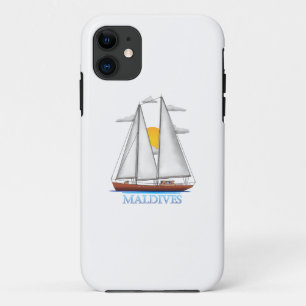 Capa Para iPhone 11 Maldivas: Marinheiro Navegador Marítimo Costeiro