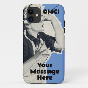 Capa Para iPhone 11 Maleta de iPhone / iPad de mensagem de OMG persona