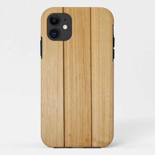 Capa Para iPhone 11 Maleta iPhone SE+5/5S para Azulejos de madeira (Verso)