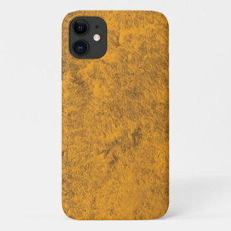 Capa Para iPhone 11 Malha de textura amarela do grunge Mate mal lá