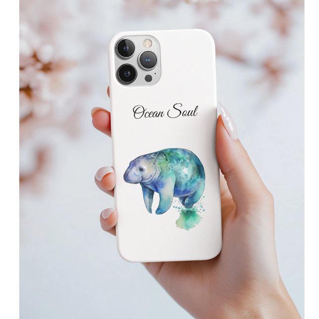 Capa Para iPhone 11 Manatim Sussurro Oceânico, personalizado (Criador carregado)