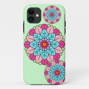 Capa Para iPhone 11 Mandala da flor